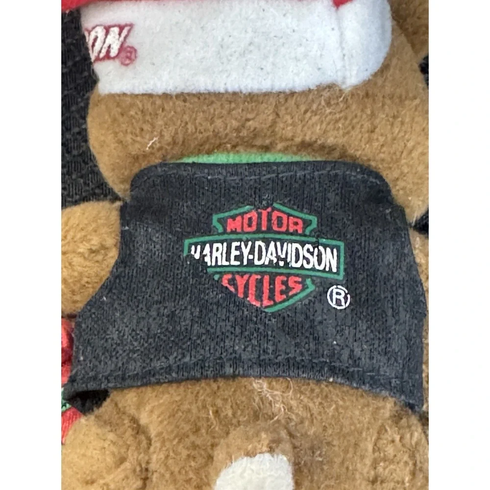 Harley Davidson Motorcycle Plush Bull Dog Christmas Tree‎ Ornament 1999